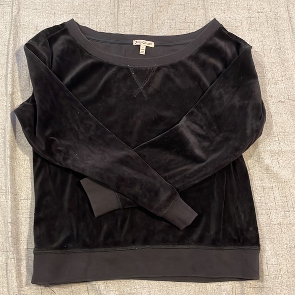 Juicy couture off shoulder velour top - Picture 5 of 5